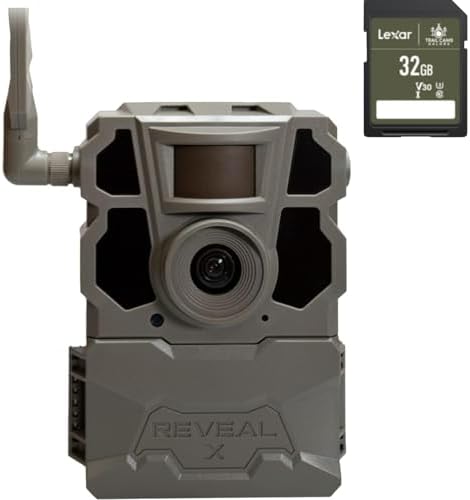 TACTACAM Reveal X GEN 2.0 Cellular Trail Camera with 32GB SD Card Bundle