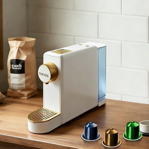 Espresso Machine Compatible with Nespresso Original Capsules, 20 Bar Italian High Pressure Pump Pod Coffee Maker