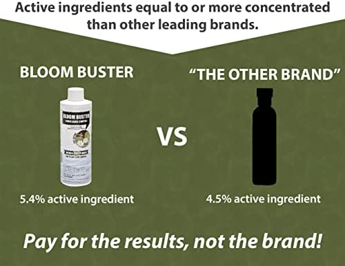 Bloom Buster Algae Control for Fish Ponds & Water Gardens - 8 Ounces - Safe for Koi Fish, Goldfish & Plants - Controls Algae in Ponds & Water Features