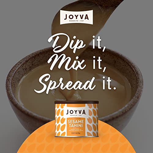 Joyva Sesame Tahini | Roasted Sesame Seed Puree | 15 oz | Smooth & Creamy