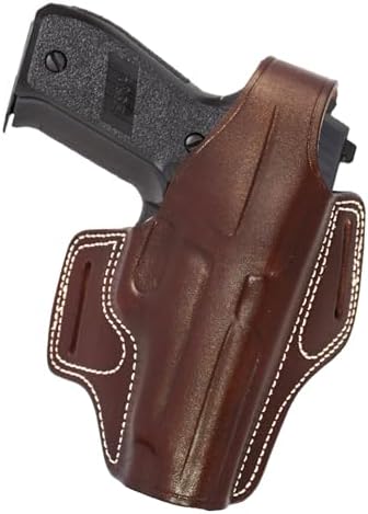 YT HOBBY Handmade Leather OWB Carry Two Slot Thumb Break Gun Holster for Sig P226