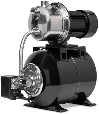 XtremepowerUS 1.6HP Water Transfer Pump w/Automatic Electronic Controller 1268GPH Shallow Well Pump Garden Booster Sprinkler Irrigation Lawn Farm