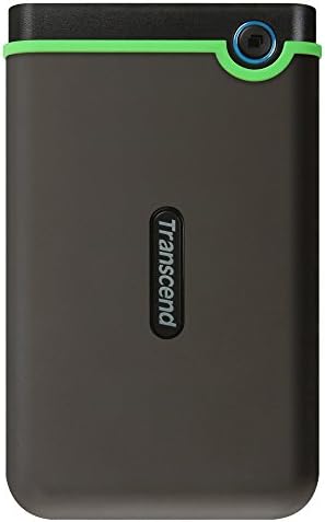 Transcend 4TB StoreJet 25M3 Rugged Portable HDD, One Touch Backup