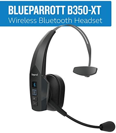 BlueParrott B550-XT Bluetooth Headset | 96% noise canceling headset for truck drivers; voice control, IP54-rated, 24 hr talk time