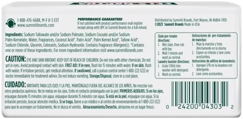 Fels Naptha Laundry Soap & Stain Remover Bar, Pack of 3