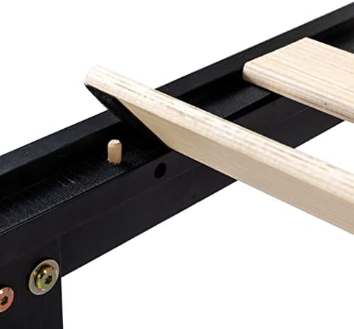 Mellow Naturalista Classic - 12 Inch Solid Wood Platform Bed with Wooden Slats, No Box Spring Needed, Easy Assembly, Queen, Pine