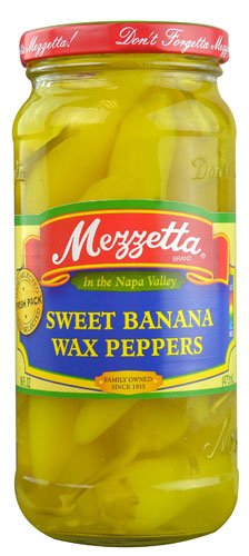Mezzetta Sweet Banana Wax Peppers -- 16 oz - 2 pc