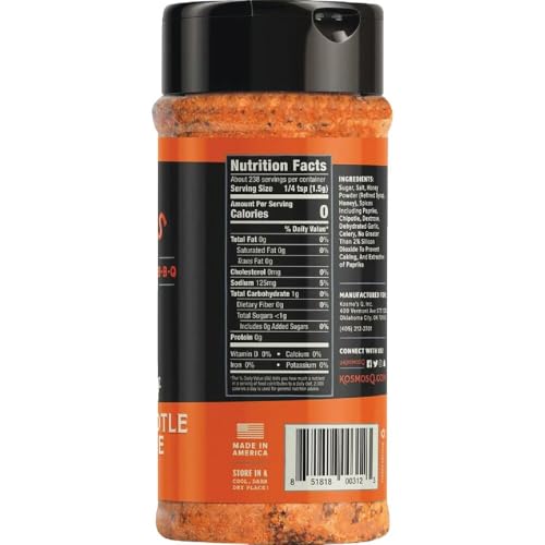 Kosmos Q Killer Bee Chipotle Honey BBQ Rub 12.6 oz.
