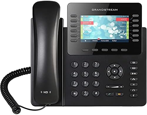 Grandstream GXP2170 IP Phone | 12 Lines, 6 SIP Accounts | 4.3-Inch Color Display | Dual-Port Gigabit Ethernet with Integrated PoE