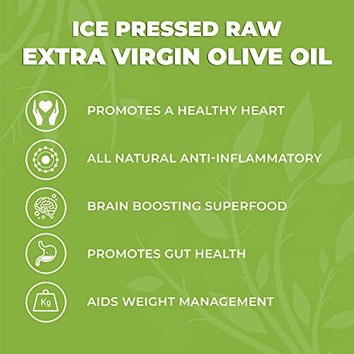 MaryRuth's USDA Organic Extra Virgin Olive Oil, Iced Pressed, 12 Fl Oz | USDA Organic, Ice Pressed, Supports Digestive Health, High in Nutrients, Raw
