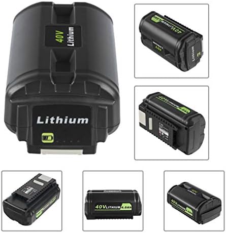 Replacement Battery for Ryobi 40v Battery OP4015 OP4050A OP4040 OP4050 Compatible with Ryobi 40V Cordless Power Tools, Capacity 4.0Ah
