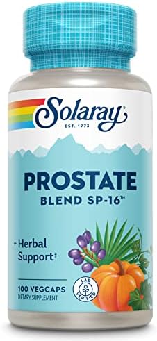 Solaray Prostate Blend SP-16, Saw Palmetto for Men, 100 Veggie Capsules