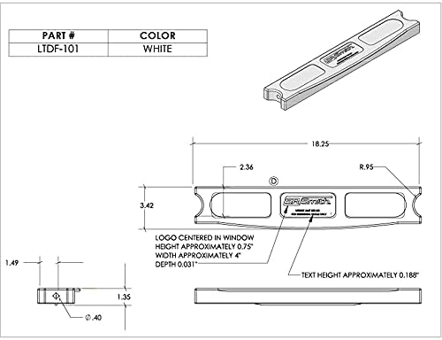S.R.Smith, LTDF-101, Econoline Swimming Pool Ladder Tread