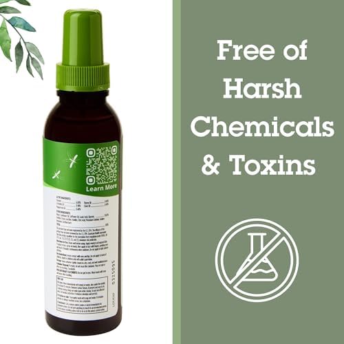 Quantum Health Buzz Away Extreme Mosquito & Tick DEET-Free Repellent, 8 oz | Effective Outdoor Bug Spray, Kid-Friendly, Geraniol, Peppermint, Citronella, Thyme & Clove, Independent Field Tested