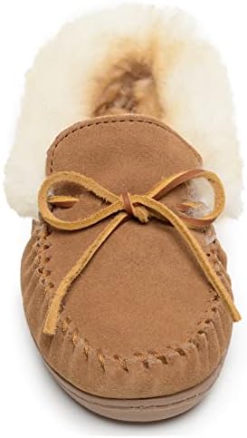 Minnetonka Women's Alpine Sheepskin Moccasin Slippers