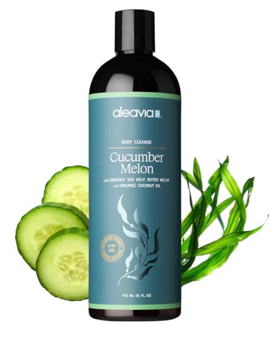 Aleavia Body Cleanse – Organic & All-Natural Prebiotic Body Wash – Fragrance-free and Sulfate-Free Enzymatic Body Cleanser – 16 Oz.