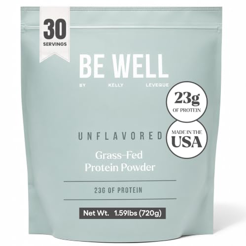 Be Well by Kelly Grass Finished Beef Protein Powder Vanilla Flavor
