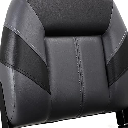 NORTHCAPTAIN T1 Deluxe Low Back Folding Fishing Boat Seats 2 Pack - Premium Bass/Jon/Pontoon Boat Chairs,4 Mounting Screws Included