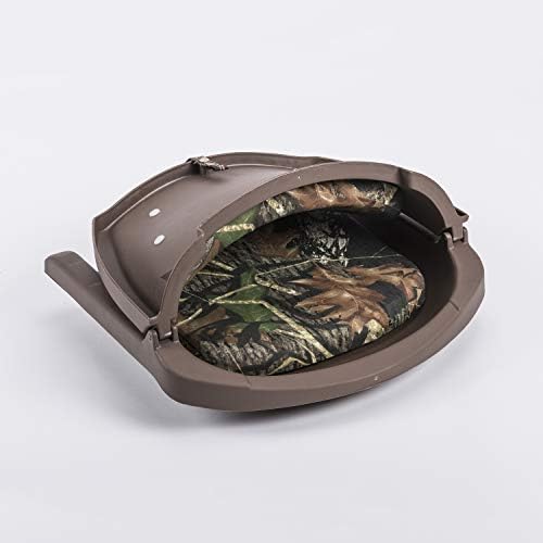 Wise Camo Padded Fold Down Seat, Shadow Grass Blades/Brown Shell