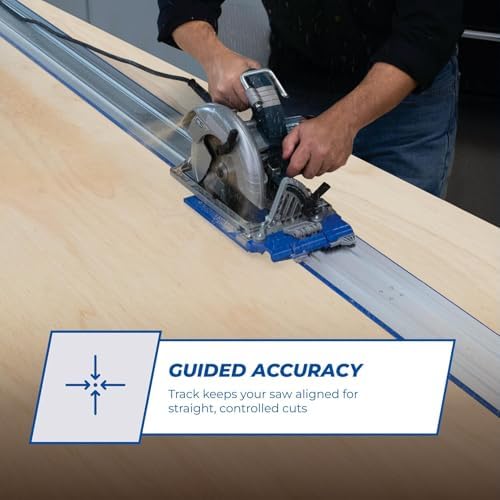 Kreg KMA2750 Accu-Cut Expansion Pack - For Circular Saw Track - Adds 50" Cutting Length - Compatible with Accu-Cut (KMA2700) - Track Guide Rail