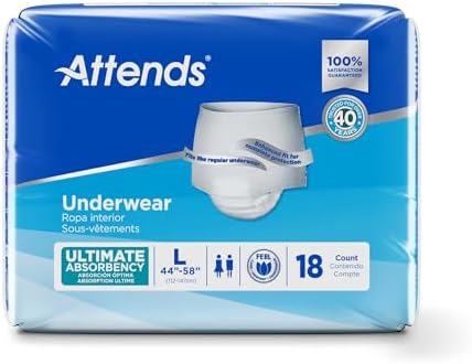 Attends MCK22023101 - Adult Underwear Pull On Medium Disposable Heavy Absorbency