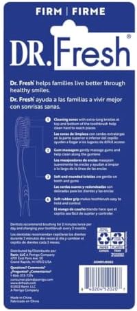 Dr. Fresh 6 Pack Firm Toothbrushes