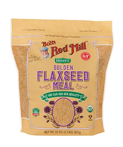 Bob's Red Mill Organic Golden Flaxseed Meal, 32oz (4 Pack)
