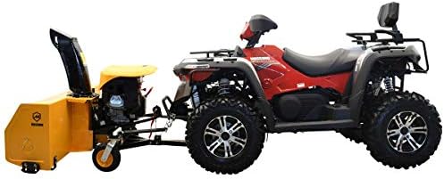 M Massimo Motor 60" Wide 420cc Gas Engine, Electric Start, 2-Stage Self Propelled Snow Blower Attachment (UTV/ATV Not Included)