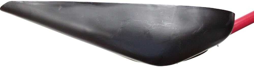 Snow Mulch Scoop Shovel Fiberglass Handle, Made in USA | Poly scoop, 18"x14"x4" head, 54" total, 3 lbs, D-grip, fiberglass handle, polyester veil