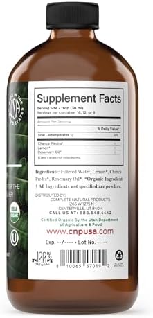 CNP | Chanca Piedra Organic Tincture 16oz - Stone Breaker, Kidney Support | Organic chanca piedra liquid extract for kidney cleanse support, stone breaker routines, alcohol free tincture made in USA
