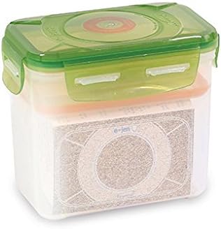 Premium Kimchi, Sauerkraut Container Probiotic Fermentation with Inner Vacuum Lid (Earthenware Brown, 0.45 gal/ 1.7L)