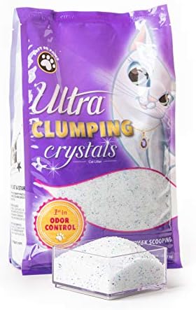 Ultra by Cat's Pride Clumping Micro Crystals Litter, Fragrance Free, 5lb