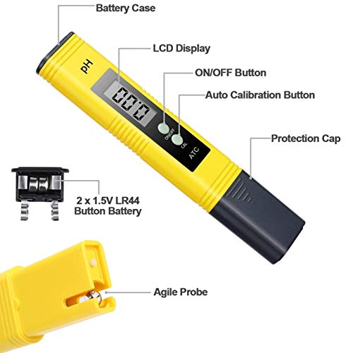 GuDoQi PH Meter, TDS Meter Combo, Pool Water Test Kit, PH Tester Digital, PPM Meter