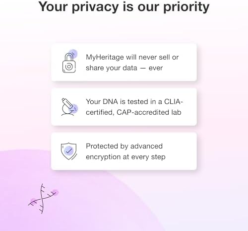 MyHeritage DNA Test Kit for Ancestry & Ethnicity - At-Home Genetic Testing Kit with 2, 114 Geographic Regions