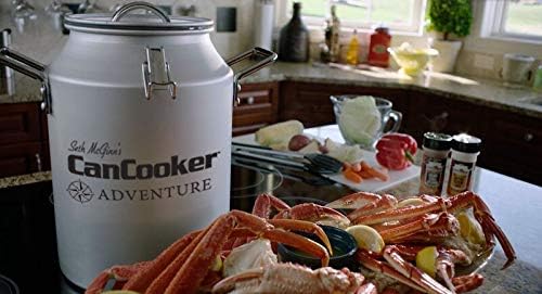 CanCooker Junior Convection Steam Cooker | 2 Gallon | Feeds Up to 10 People | Includes Lid Travel Bag & Recipe Book | Non Stick Coating