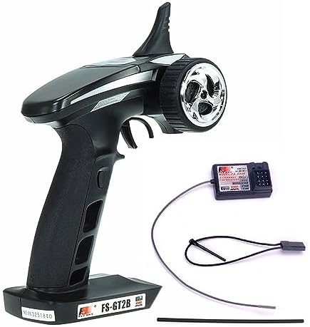 Flysky FS-GT2B 2.4GHz 3 Channel RC Transmitter with FS-GR3E Receiver for RC Car Boat