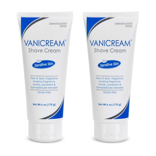 Vanicream Shave Cream for Sensitive Skin - 6 oz, Pack of 2