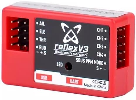 Fms RC Airplane Reflex V3 Mini Gyro Flight Control System for Remote Control Aircraft Plane Reflex V3 Stable Flight Controller