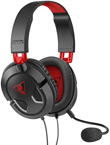 Turtle Beach Recon 50 Wired Multiplatform Gaming Headset for Xbox, PS5, PC | Xbox Series X|S, Xbox One, PlayStation, PS4, Mobile, Removable Mic, 40mm Speakers, In-Line Controls, Lightweight, Black Green