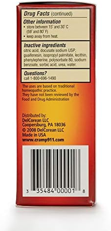 Cramp 911 Muscle Relaxer Pain Relief Cream for Muscle Cramp Relief and Sore Muscles. Used for Muscle Cramp Relief and Muscle Pain Relief of All Kinds