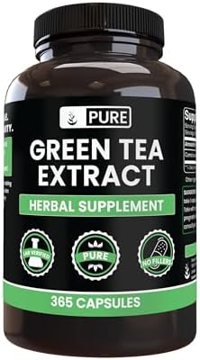 Pure Original Ingredients Green Tea Extract (365 Capsules) No Magnesium Or Rice Fillers, Always Pure, Lab Verified