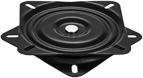 Five Oceans 8-Inch Boat Seat Pedestal, Boat Seat Pedestals with Seat Mount 360-Degree Swivel, Steel with Black Powder Coat Finish, 6-7/8-Inch (174mm) Base - Universal Mounting - FO2896