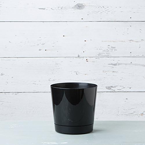 Novelty Majestic Full Depth Round Cylinder Pot, Glossy White, 8-Inch (10082)