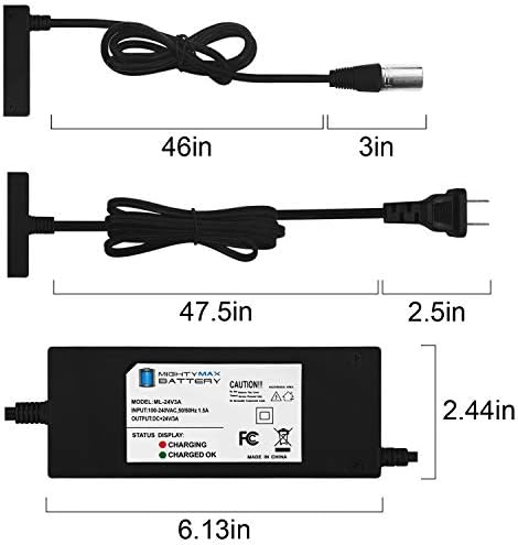 Mighty Max Battery 24 Volt 5 Amp Wheelchair Battery Charger Brand Product