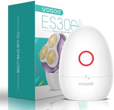 VOGOE Electric Shaver for Women, 3D Floating Blade Rotary Razor, ES300