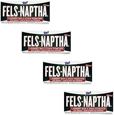 Fels Naptha Laundry Soap & Stain Remover Bar, Pack of 3