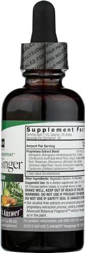 Nature's Answer Alcohol-Free Bitters with Ginger, 2-Fluid Ounces