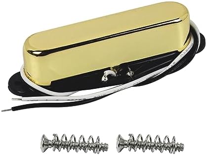 FLEOR Alnico 5 Guitar Pickups - TL Bridge & Neck Pickup (Chrome) for TL Style Guitar