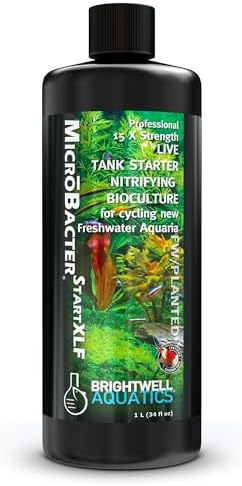 Brightwell Aquatics MicroBacter Start XLF Freshwater Tank Starter, 125 ml