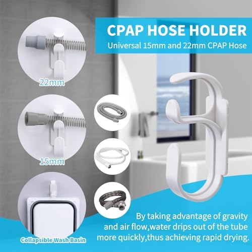 Upgraded CPAP Cleaning Kit, 7 ft Tube CPAP Cleaner Brushes for 15mm, 20mm and 22mm Hoses, CPAP Cleaning Supplies for Hose and Mask